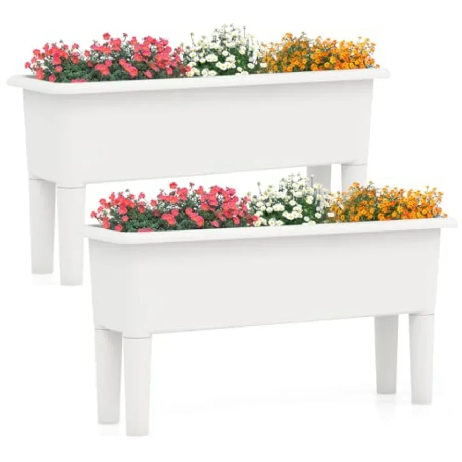 Self-Watering Planter - Ensemble de 2 jardinières surélevées pour
