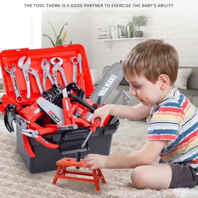 Gardening Tools Girls - Ensemble d'outils d'ingénieur pour enfants, perceuse